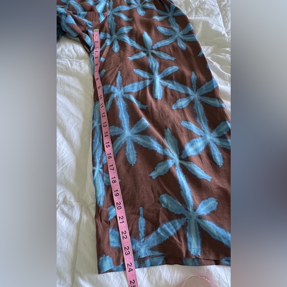 Ann Taylor LOFT Beach Tie Back Jumpsuit Star Tie Dye Wrap Wide Leg Jumpsuit XS - Picture 10 of 12